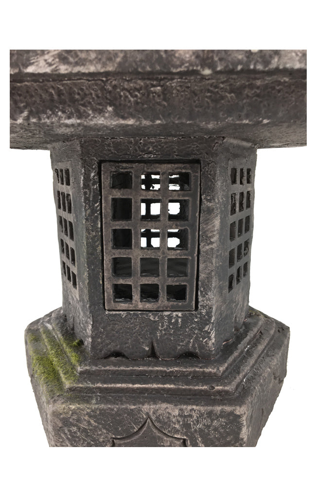 Stone Lantern - Pagoda on Pedestal HI-LINE GIFT LTD.