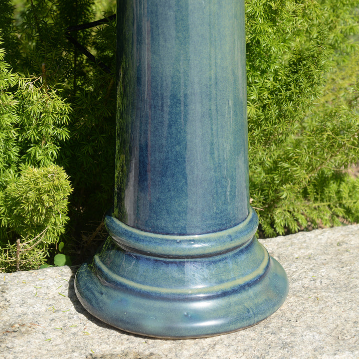 79586-10-BB -  Ceramic Fountain - Blue Tranquility, No Lights HI-LINE GIFT