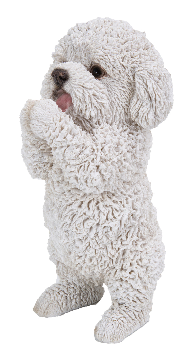 Poodle Puppy Playing Statue HI-LINE GIFT LTD.