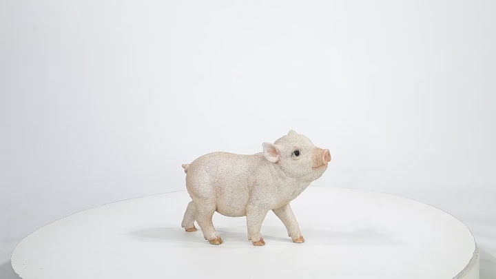 Baby Pig Standing - Pink