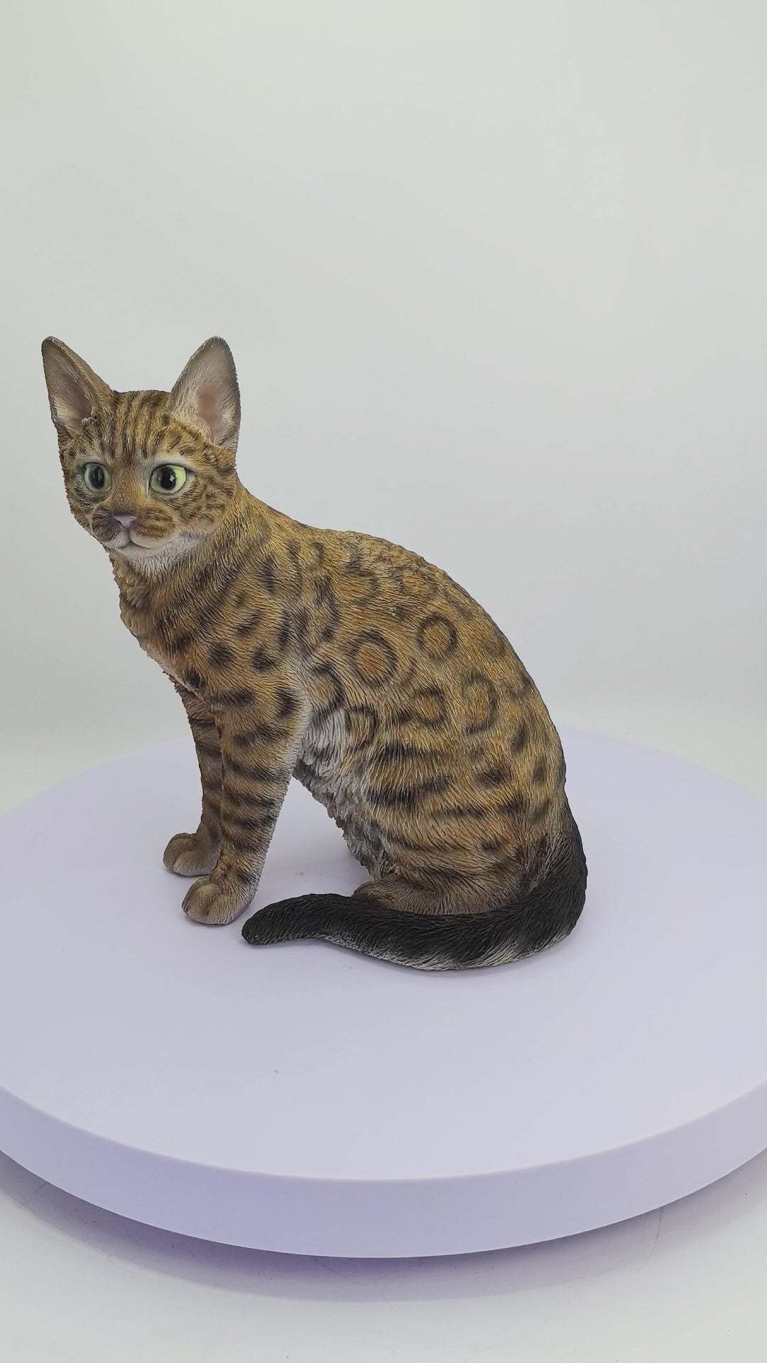 87674-S -  Sitting Bengal Cat - Small