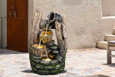 Front Yard Landscaping Ideas with Fountains: Enhance Curb Appeal with Water Features