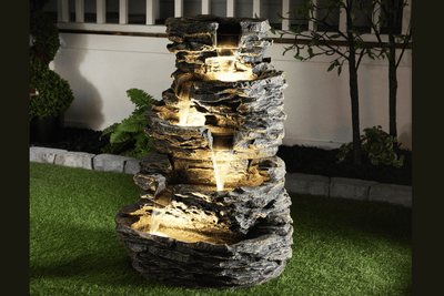 From Day to Night: How Fountains Bring Holiday Gardens to Life