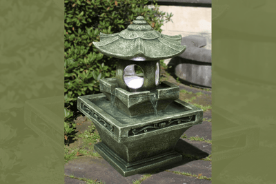 Lantern Light; Water Flow: Creating a Magical Winter Courtyard Scene
