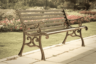 How to Add Colour to Your Metal Bench with Summer Accessories