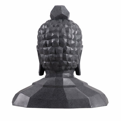 77193 - Geometric Buddha Head Garden Statue Modern Style Home Decor Hi-Line Gift Ltd.