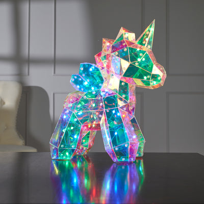 37300-C - Enchanting PET Unicorn LED Lights: Vibrant RGB Glow with USB Power Hi-Line Gift Ltd.