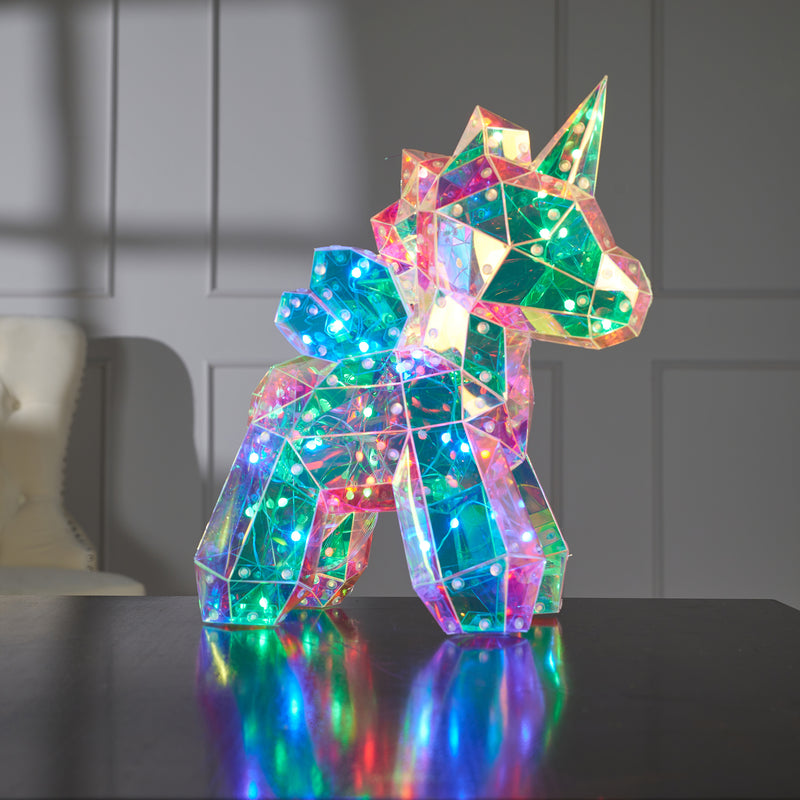 37300-C - Enchanting PET Unicorn LED Lights: Vibrant RGB Glow with USB Power Hi-Line Gift Ltd.