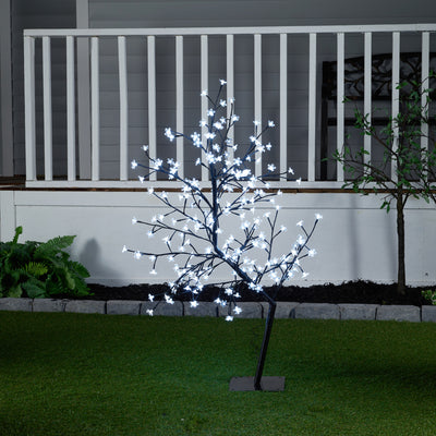 Floral Lights-Outdoor Cherry Tree - 208 Led-Incl 6 Glimmering Lights HI-LINE GIFT LTD.