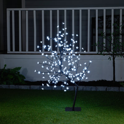 Floral Lights-Outdoor Cherry Tree - 208 Led-Incl 6 Glimmering Lights HI-LINE GIFT LTD.