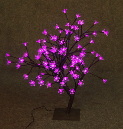 Floral Lights-Bonsai Tree-Indoor/Outdoor Pink Ac HI-LINE GIFT LTD.