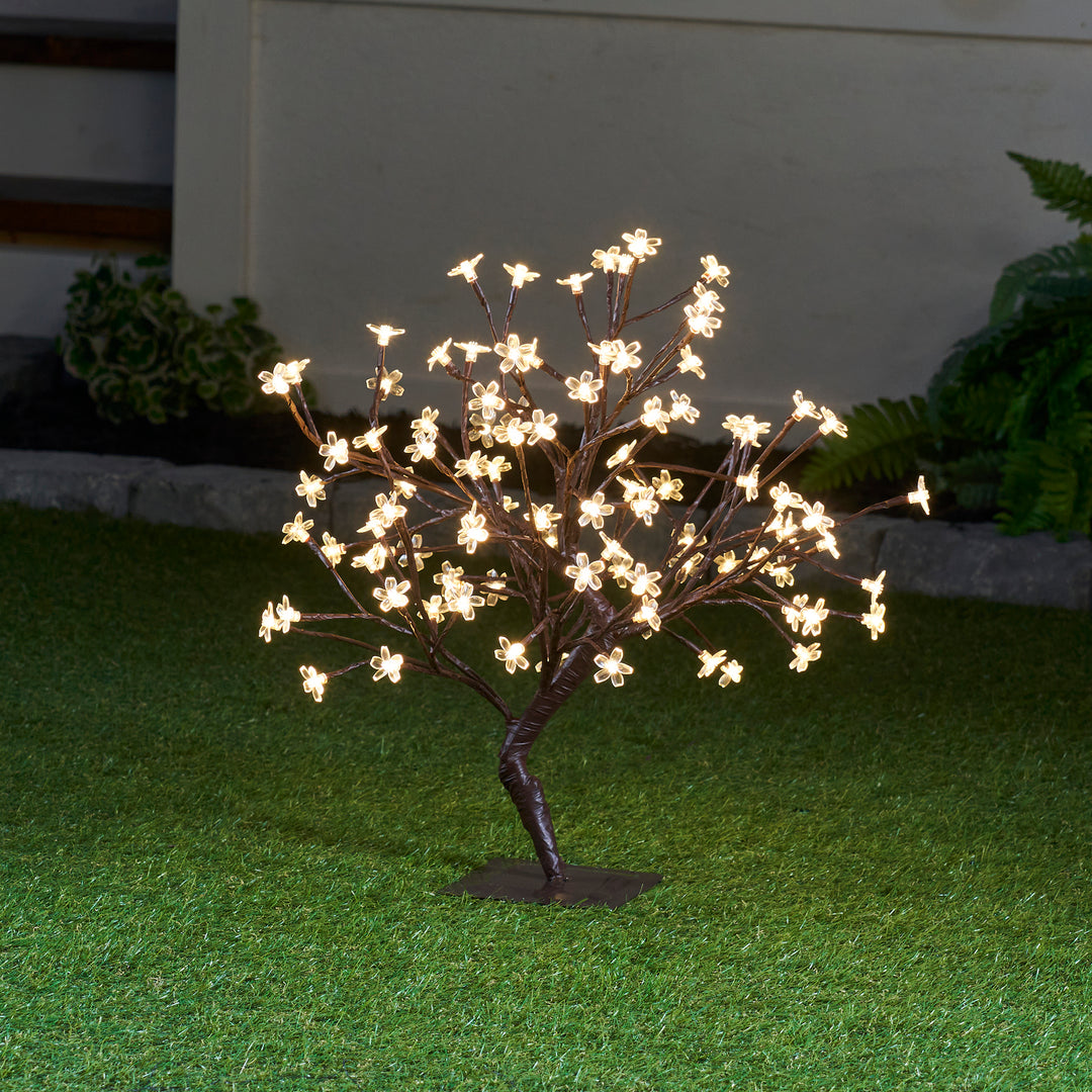 Floral Lights-Bonsai Tree-Indoor/Outdoor Warm Wt Ac 96 Led HI-LINE GIFT LTD.