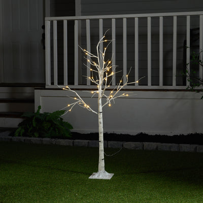 Birch Tree on Metal Base For Indoor and Outdoor HI-LINE GIFT LTD.