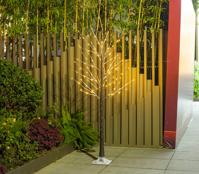 LED Tree With 8 Functions  and 120 Warm White LEDs HI-LINE GIFT LTD.
