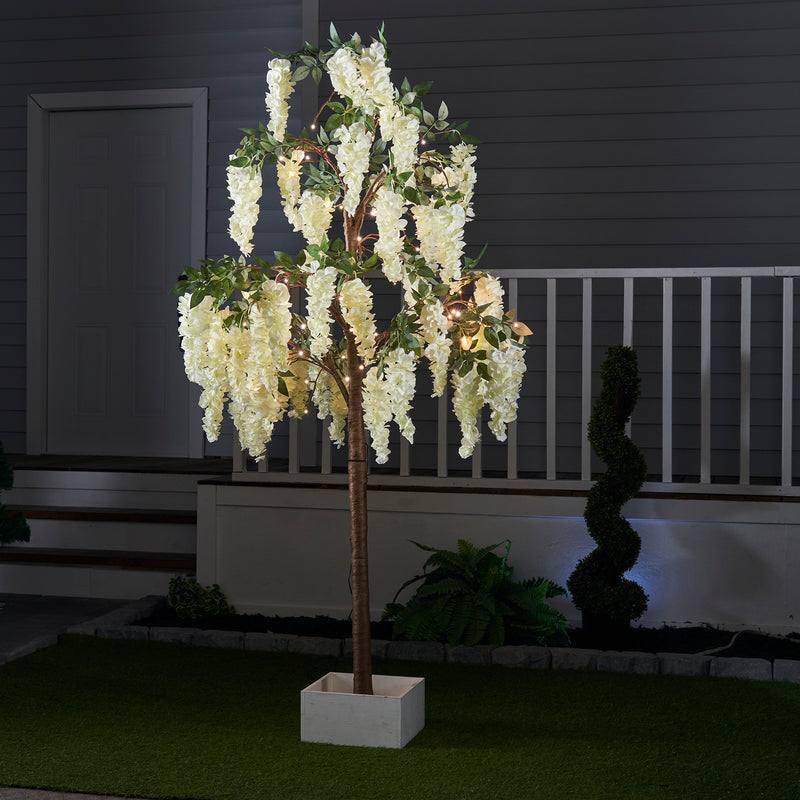 Small Wisteria Tree With  96 Warm White Led HI-LINE GIFT LTD.