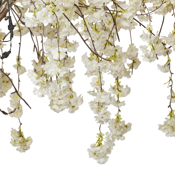 White Cherry Blossom Tree With Warm White LEDs HI-LINE GIFT LTD.