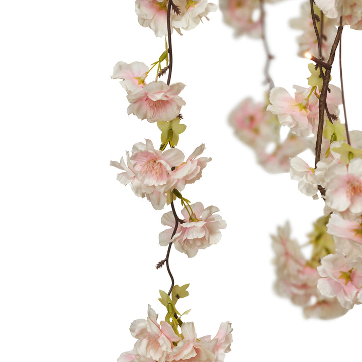 Medium Pink Cherry Blossom Tree With  84 Warm White Led HI-LINE GIFT LTD.