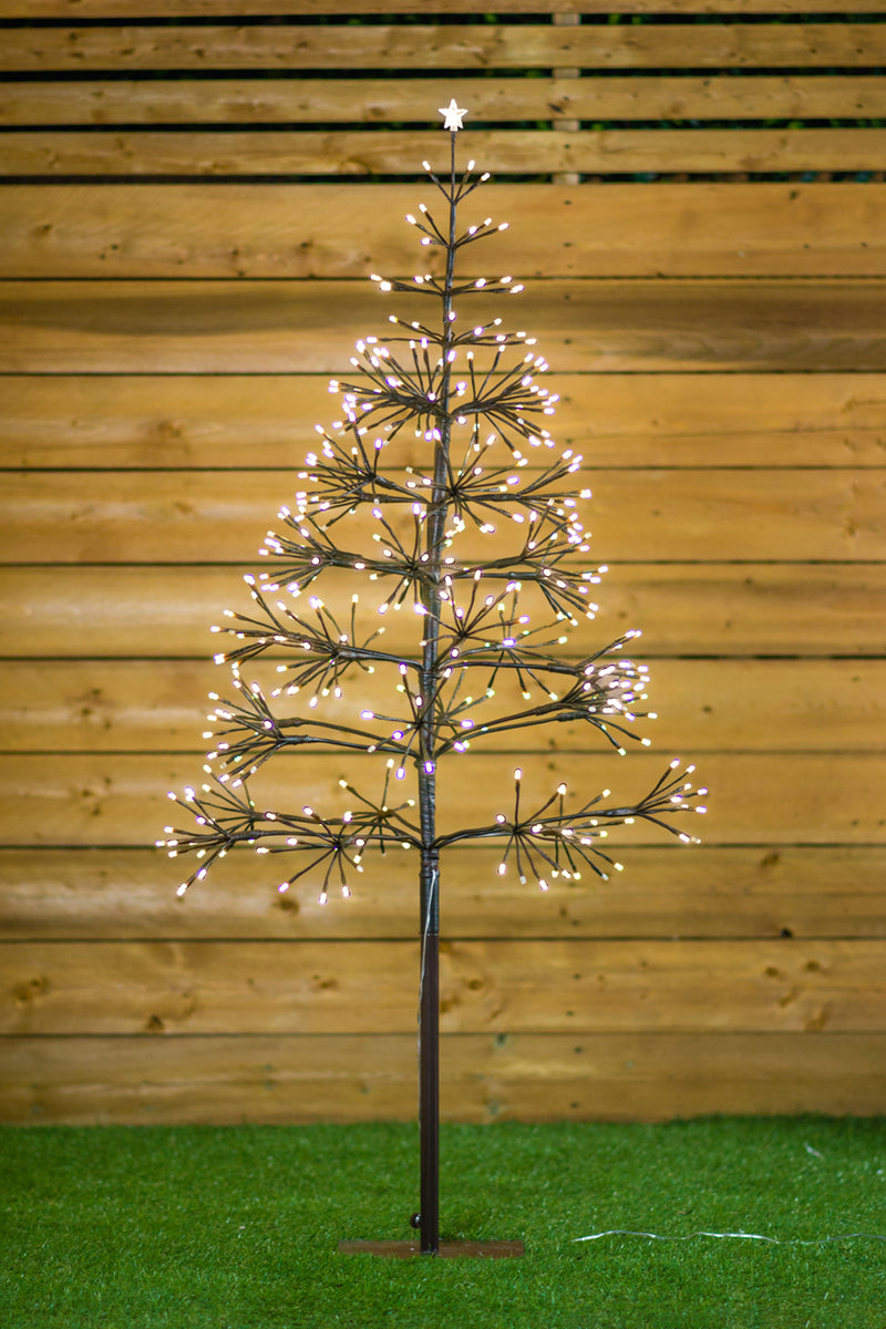 Brown Tree With  380 Warm White Sparkling Led HI-LINE GIFT LTD.