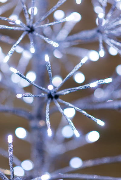 Silver Tree With  380 White Sparkling Led HI-LINE GIFT LTD.