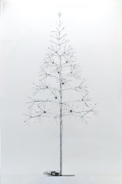 Silver Tree With  380 White Sparkling Led HI-LINE GIFT LTD.