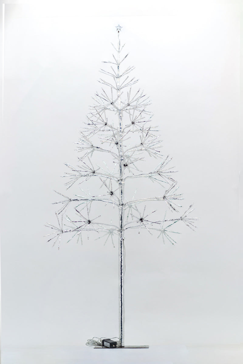 Silver Tree With  380 White Sparkling Led HI-LINE GIFT LTD.