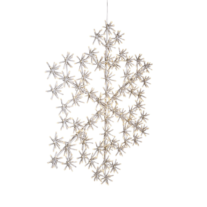 Cluster Snowflake Light With  804 Warm White Sparkling LEDs HI-LINE GIFT LTD.