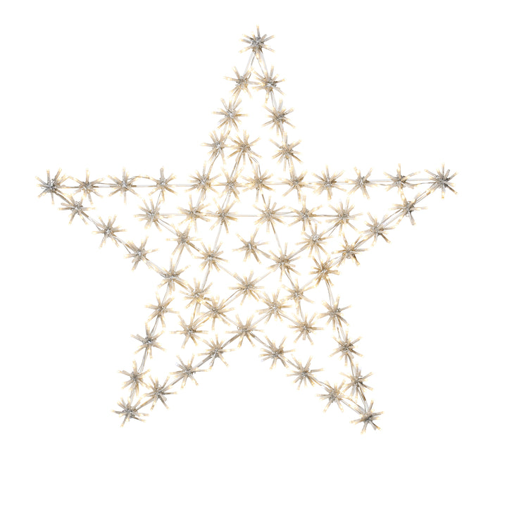 37459-B-L - Mesmerizing 732 LED White Metal Snowflake Star Light Hi-Line Gift Ltd.