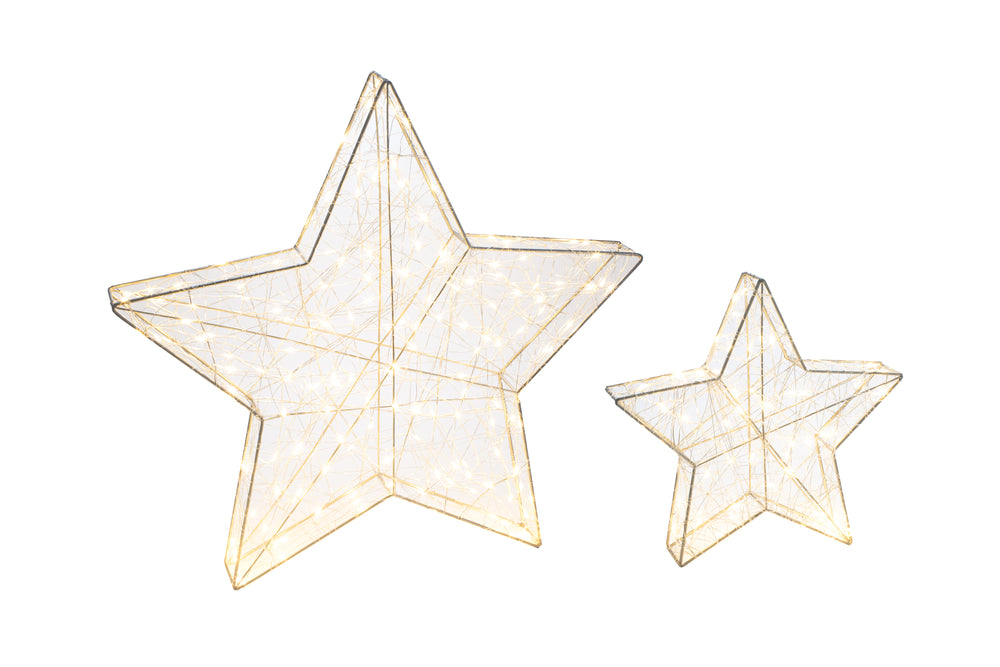 3D Led Star-Small W/60 WW Led Indoor/Outdoor HI-LINE GIFT LTD.