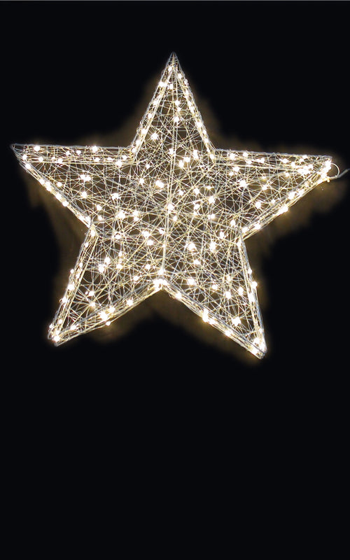 3D Led Star-Small W/60 WW Led Indoor/Outdoor HI-LINE GIFT LTD.