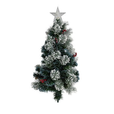 Christmas Tree Fiber Optic With Corns & Berries HI-LINE GIFT LTD.
