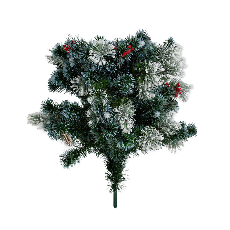 Christmas Tree Fiber Optic With Corns & Berries HI-LINE GIFT LTD.