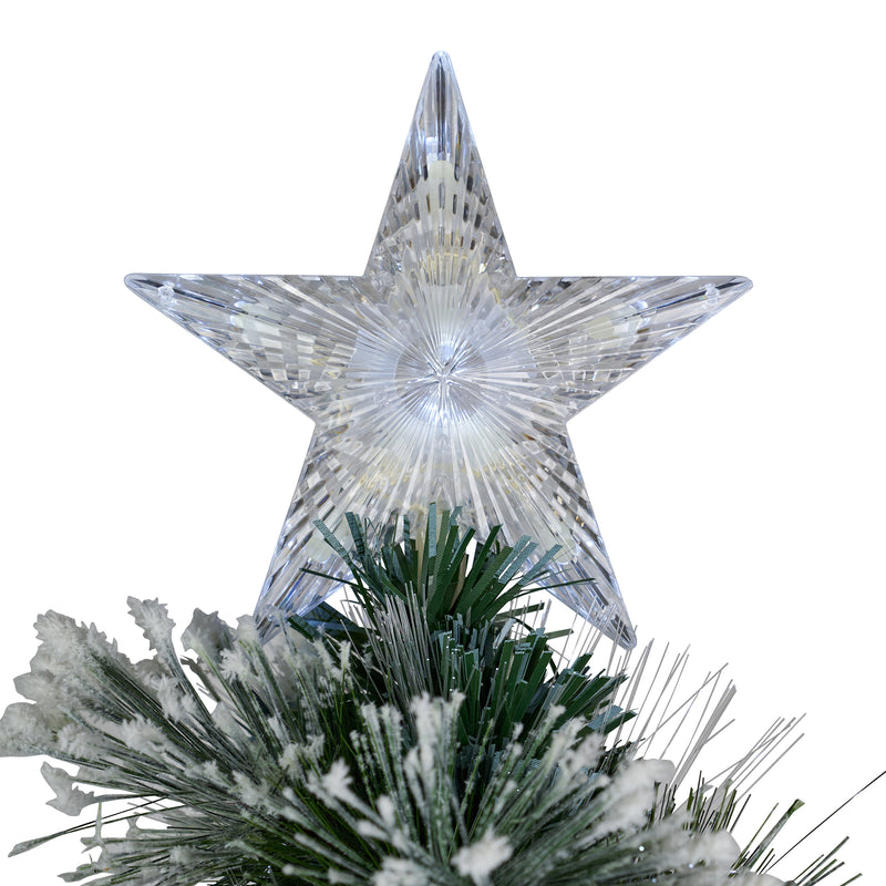 Christmas Tree Fiber Optic With Corns & Berries HI-LINE GIFT LTD.