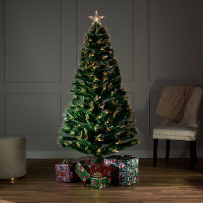 37495-P6 - Christmas Tree with Warm Fiber Lights Hi-Line Gift Ltd.