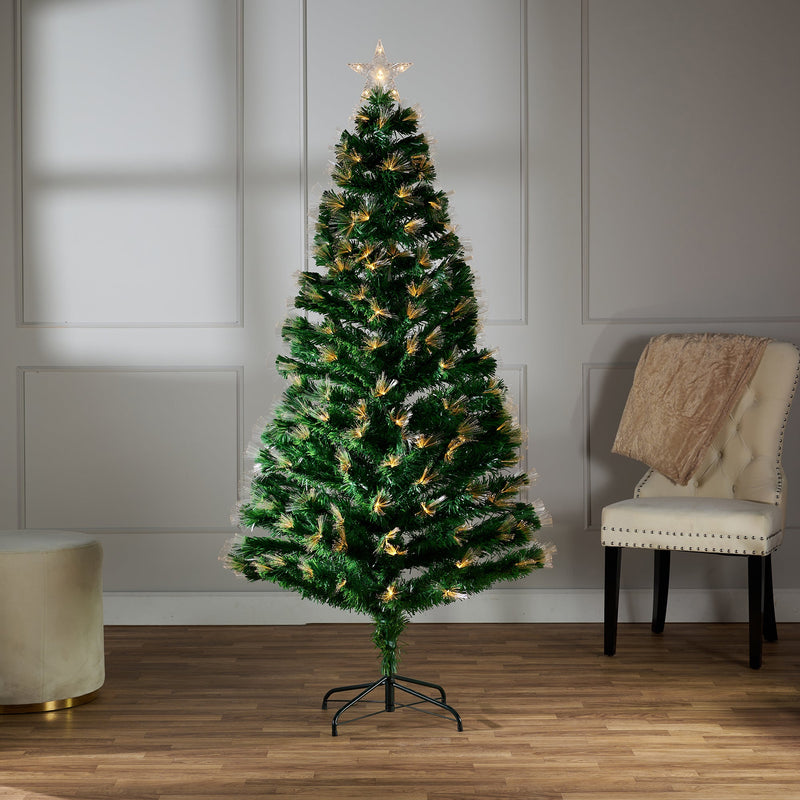 37495-P6 - Christmas Tree with Warm Fiber Lights Hi-Line Gift Ltd.
