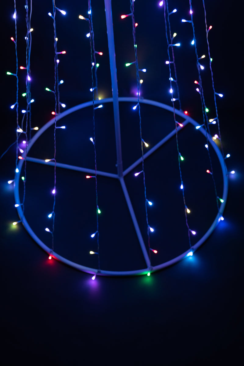 Multi-Function Timed Led Tree - 252 RGB LEDs HI-LINE GIFT LTD.