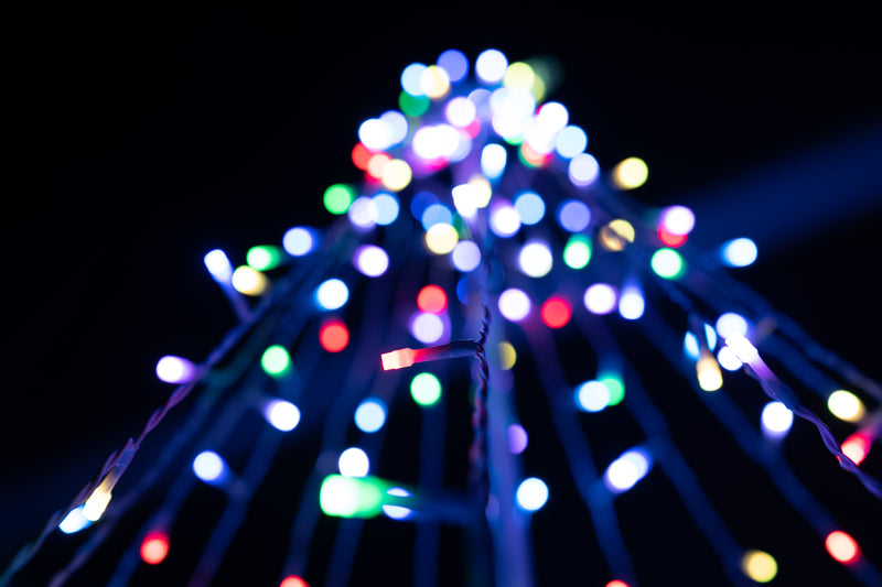 Multi-Function Timed Led Tree - 252 RGB LEDs HI-LINE GIFT LTD.