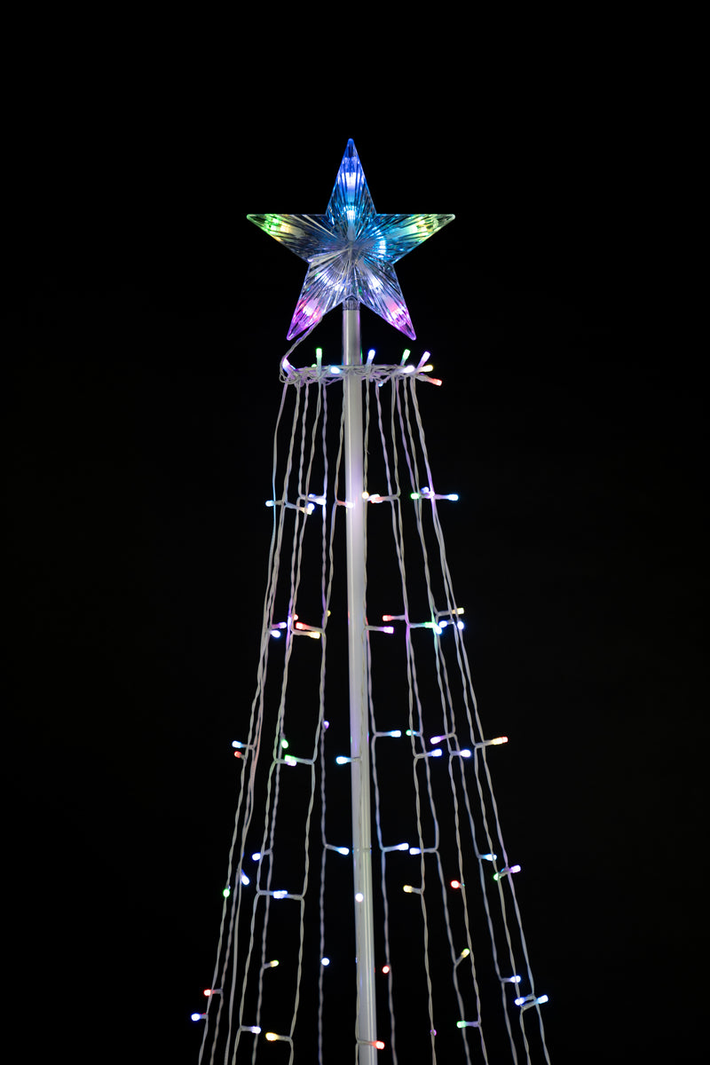 Multi-Function Timed Led Tree - 252 RGB LEDs HI-LINE GIFT LTD.