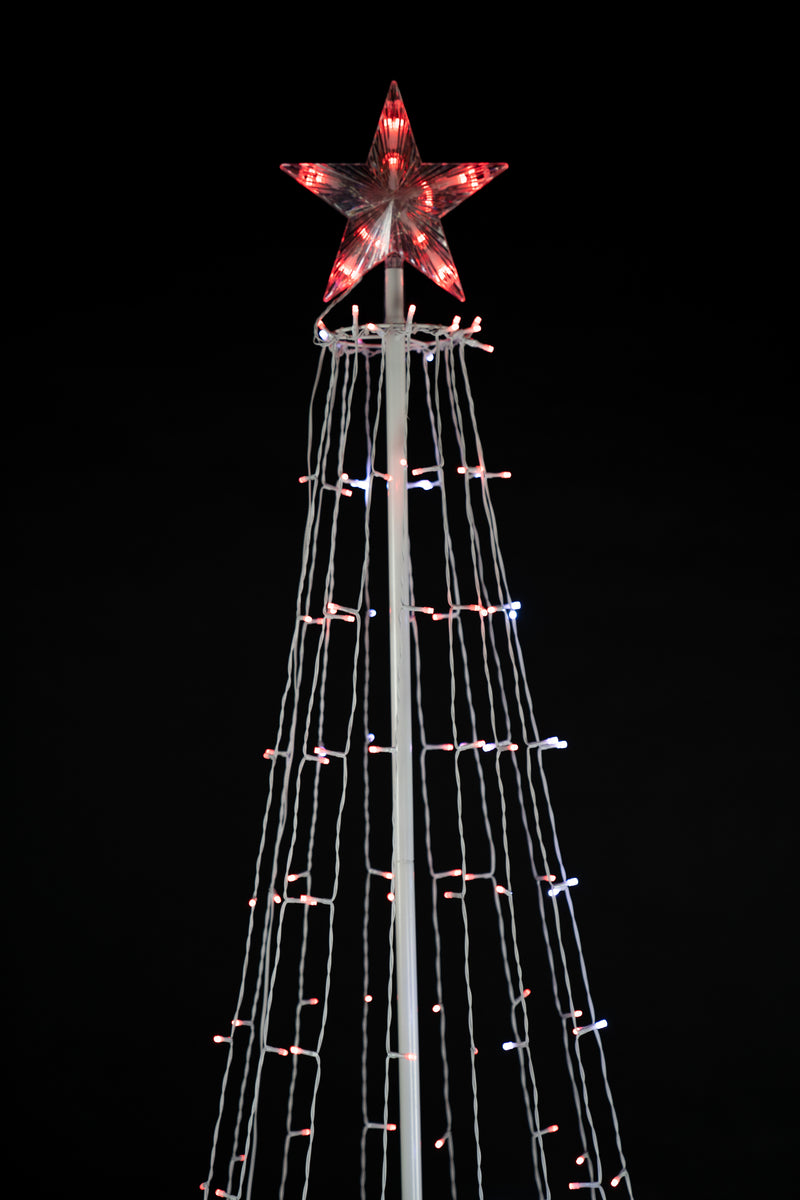 Multi-Function Timed Led Tree - 252 RGB LEDs HI-LINE GIFT LTD.