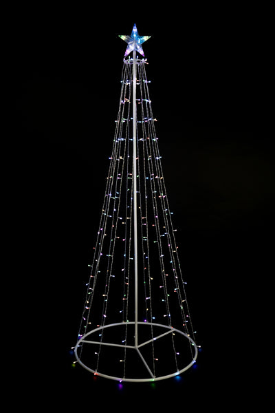 Multi-Function Timed Led Tree - 252 RGB LEDs HI-LINE GIFT LTD.