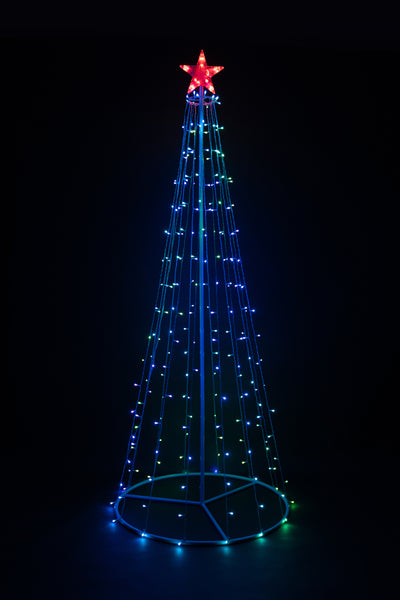 Multi-Function Timed Led Tree - 252 RGB LEDs HI-LINE GIFT LTD.