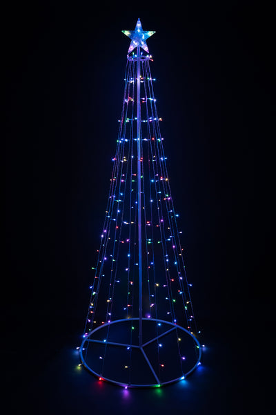 Multi-Function Timed Led Tree - 252 RGB LEDs HI-LINE GIFT LTD.