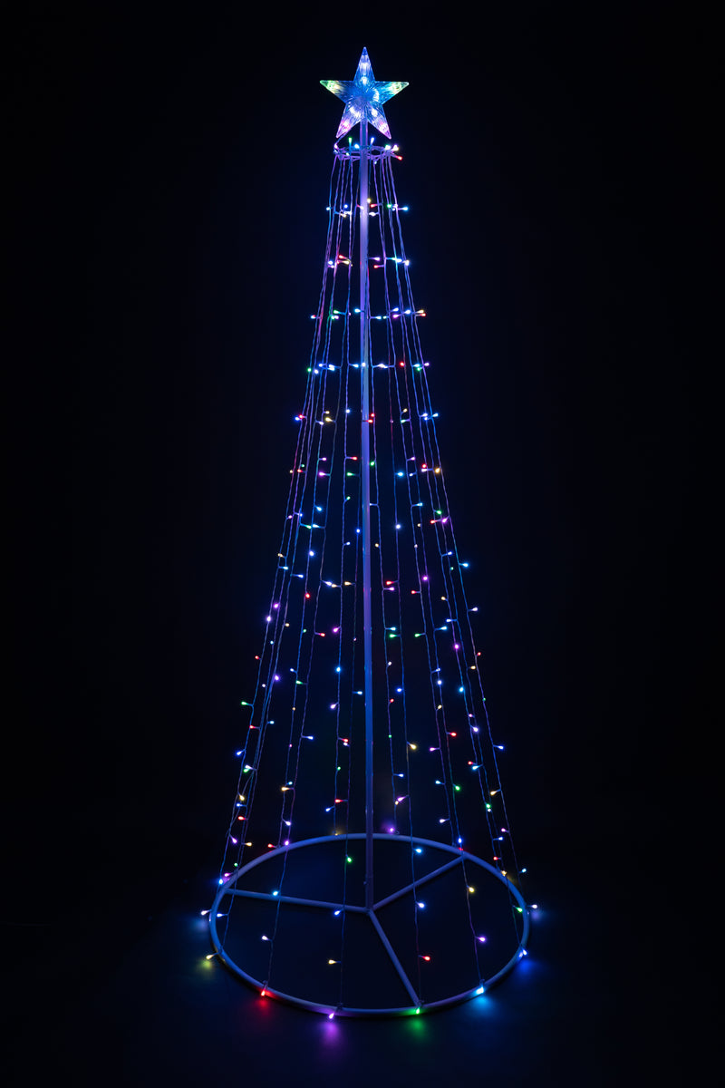Multi-Function Timed Led Tree - 252 RGB LEDs HI-LINE GIFT LTD.