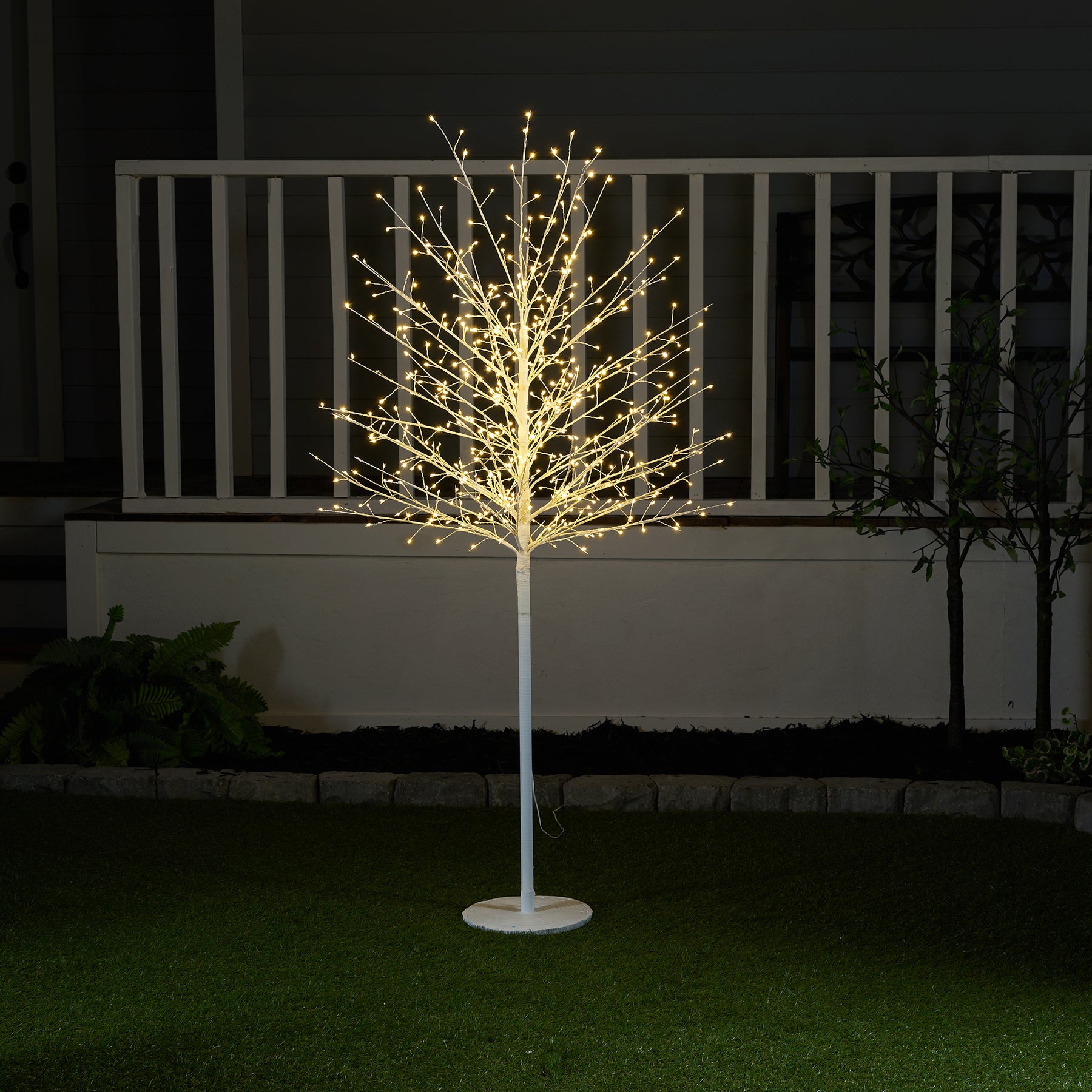 Micro Dot White and Black LED Tree - Home Decor - Hi-Line Gift Ltd.