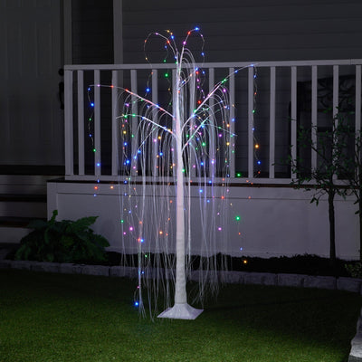 37521-RGB - LED Light White Willow Tree-Usb Power Hi-Line Gift Ltd.