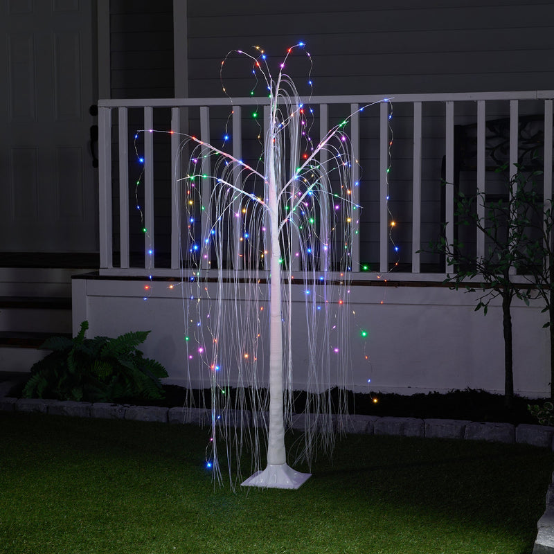 37521-RGB - LED Light White Willow Tree-Usb Power Hi-Line Gift Ltd.
