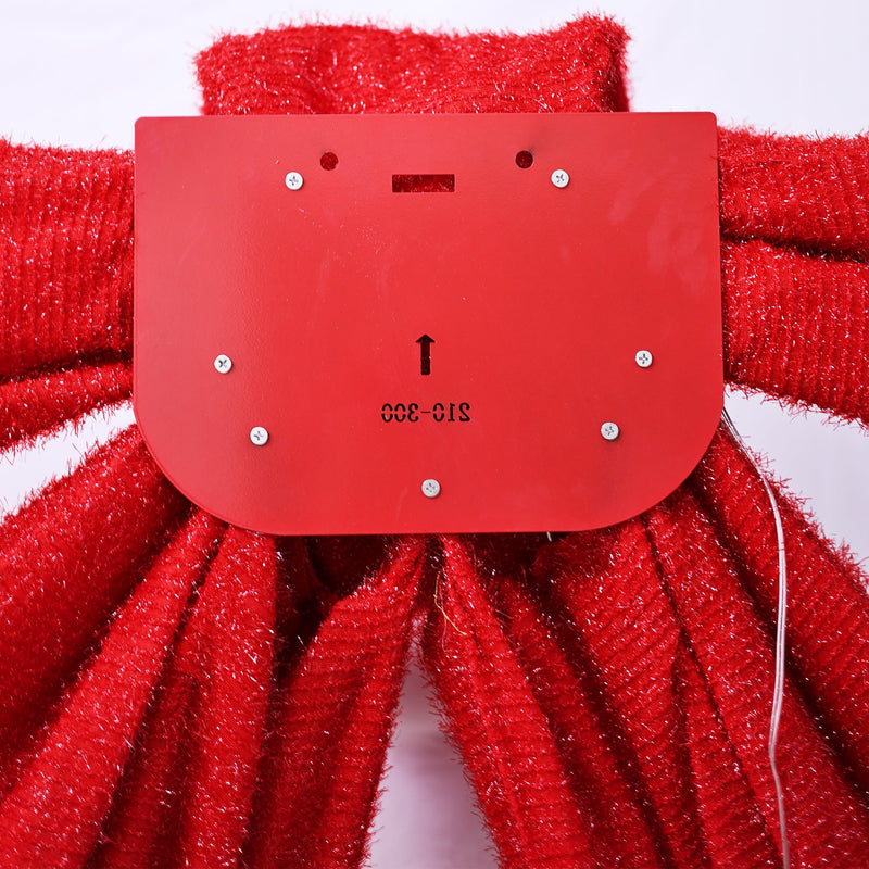 39054-L - 83 IN Lighted Red Bow Indoor/Outdoor Holiday Decor Hi-Line Gift Ltd.