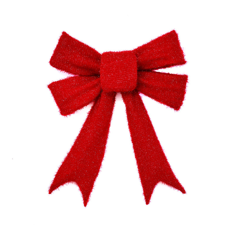 39054-S - 30 IN Lighted Red Bow Indoor/Outdoor Holiday Decor Hi-Line Gift Ltd.