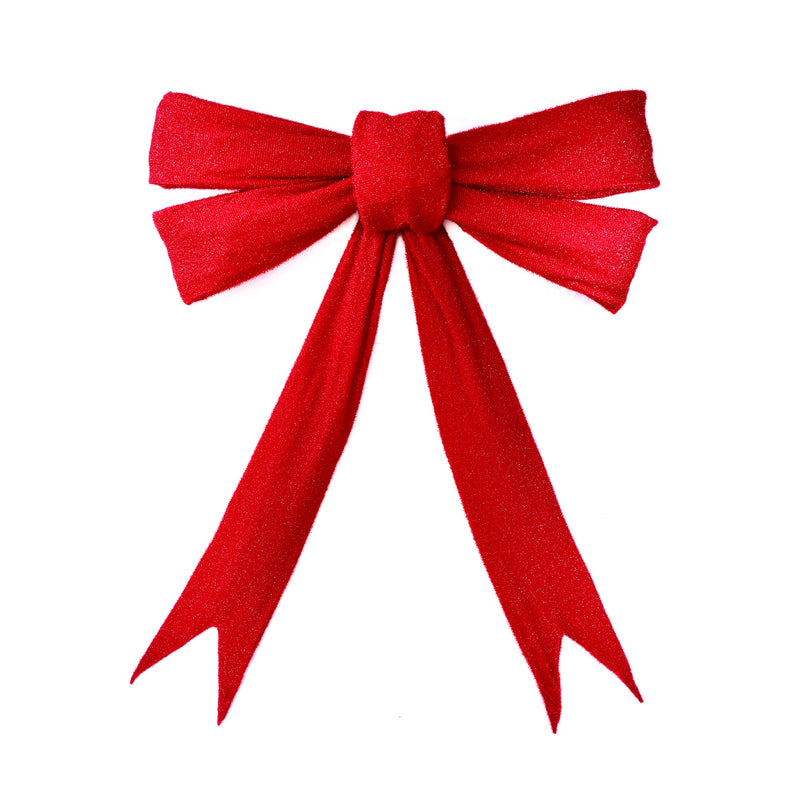 39054-XL - 126 IN Lighted Red Bow Indoor/Outdoor Holiday Decor Hi-Line Gift Ltd.