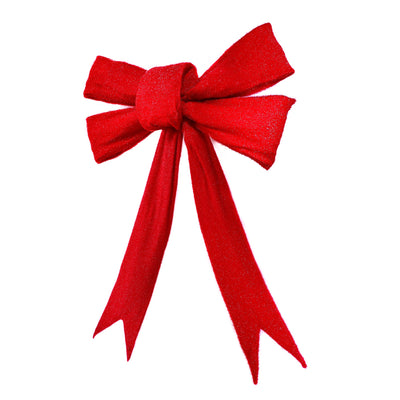 39054-XL - 126 IN Lighted Red Bow Indoor/Outdoor Holiday Decor Hi-Line Gift Ltd.