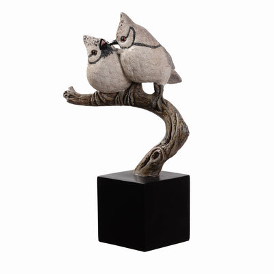 53008-E - Bird On Branch Home Tabletop Decor Lifelike Resin Bird Hi-Line Gift Ltd.